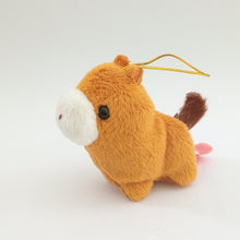 Load image into Gallery viewer, Amuse Puchimaru Zodiac Friends Brown Horse Mini Plush Strap
