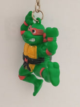 Cargar imagen en el visor de la galería, Teenage Mutant Ninja Turtles Michaelanglo Figure Keychain Mascot Key Holder Strap Vintage Rare 1994

