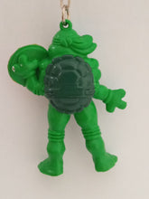 Cargar imagen en el visor de la galería, Teenage Mutant Ninja Turtles Leonardo Figure Keychain Mascot Key Holder Strap Vintage Rare 1994
