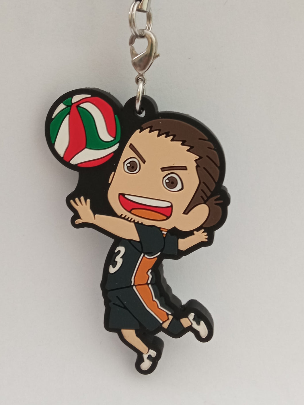 Haikyuu!! Figure Rubber Strap Charm Mascot Key Holder Keychain