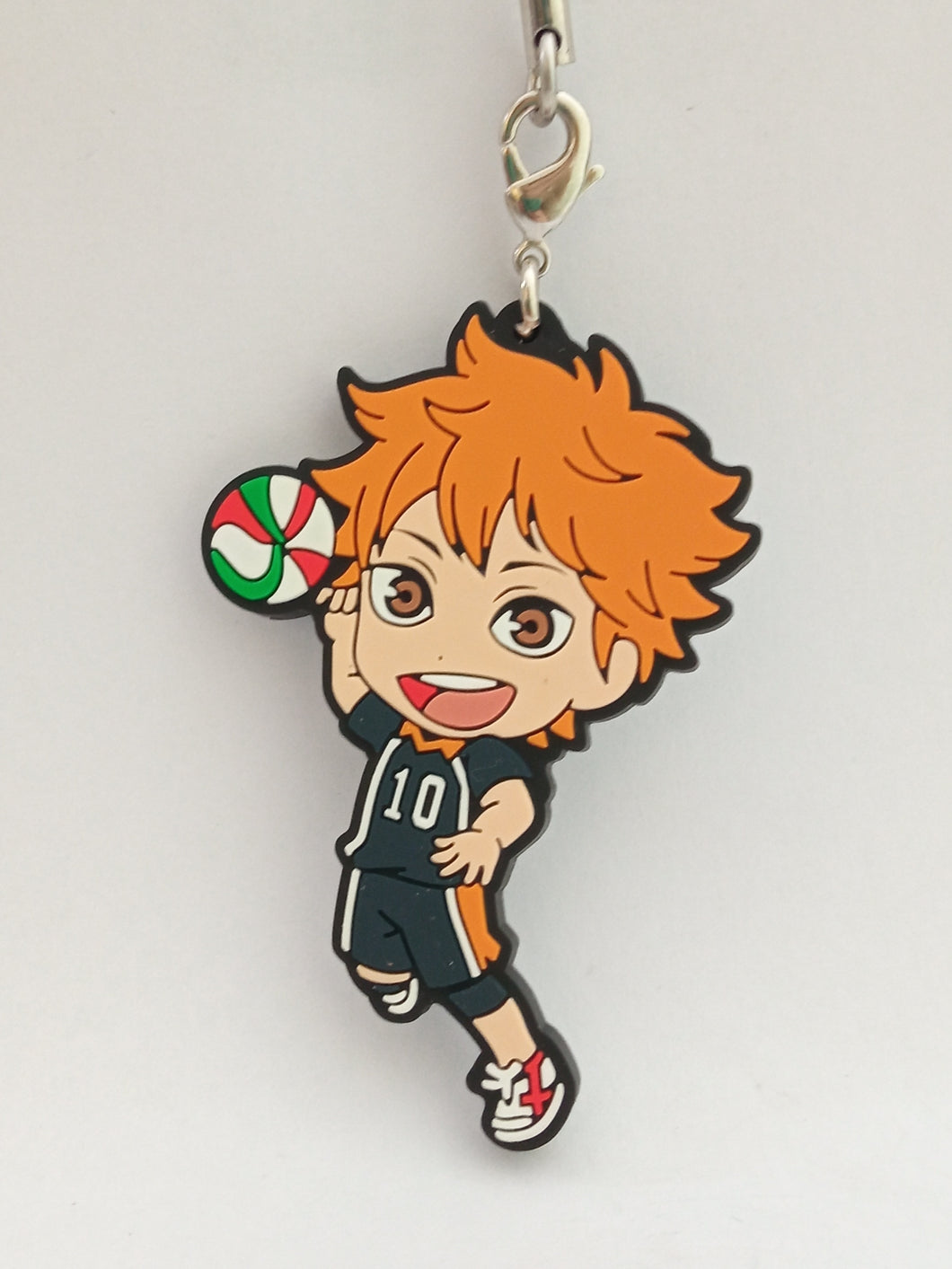 Haikyuu!! Shoyo Hinata Figure Rubber Strap Mascot Charm Key Holder Keychain