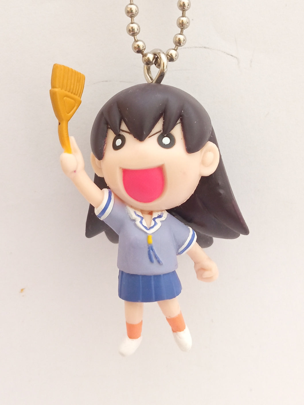Azumanga Daioh Tomo Takino Figure Prize Keychain Mascot Key Holder Strap
