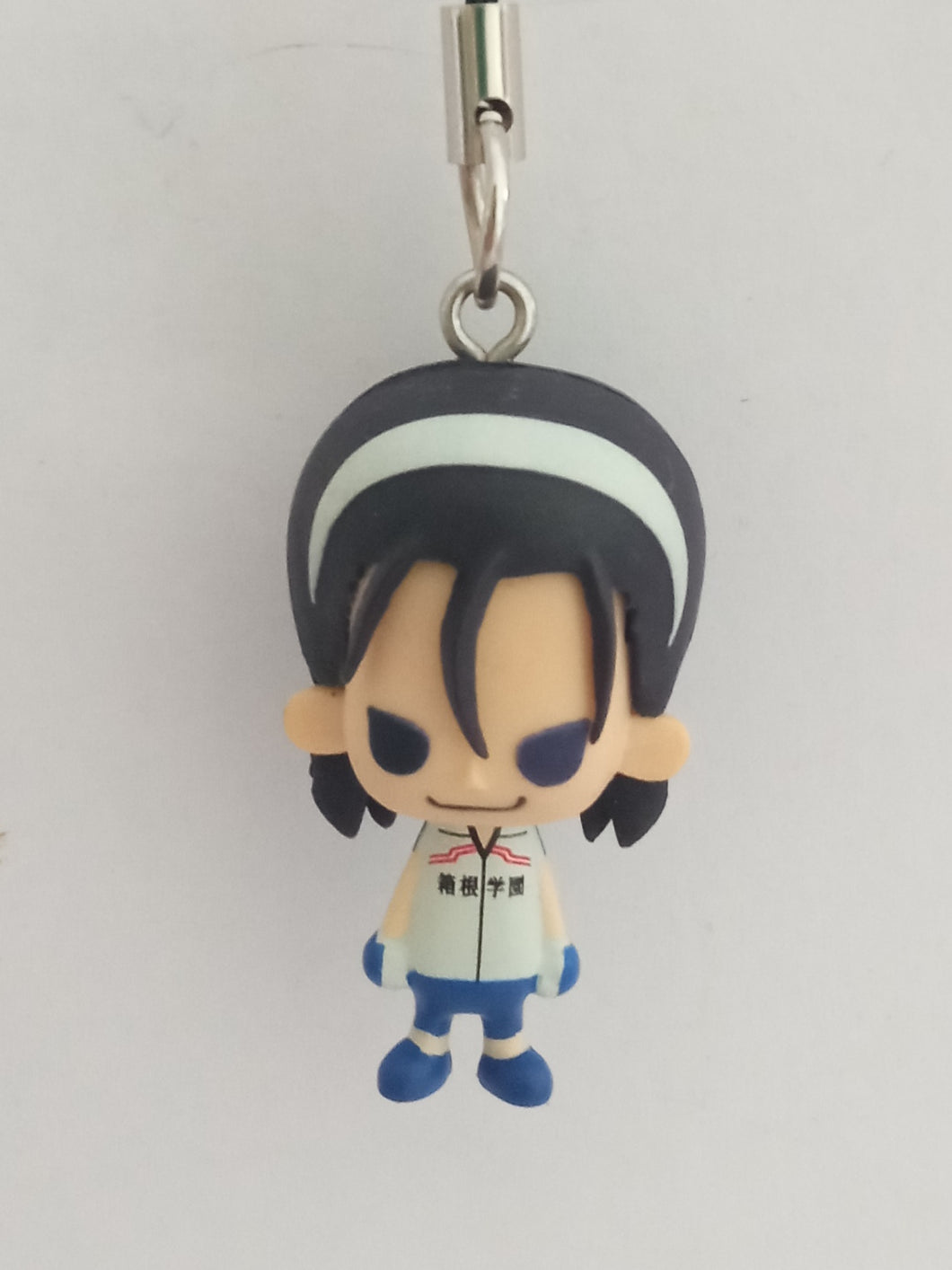 Yowamushi Pedal Jinpachi Bean Eyes Figure Swing Keychain Mascot Key Holder Strap