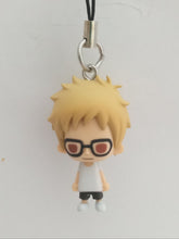 Load image into Gallery viewer, Haikyuu!! Nekoma Bean Eyes SD Figure Swing Keychain Mascot Key Holder Strap
