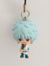 Load image into Gallery viewer, Gintama Gintoki Sakata Bean Eyes Figure Keychain Mascot Key Holder Strap
