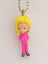 Load image into Gallery viewer, Dragon Ball Z Super Android 18 UDM Burst Vol 31 Figure Keychain Mascot Key Holder Strap Gashapon
