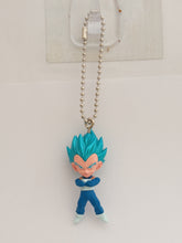 Load image into Gallery viewer, Dragon Ball Z Super VEGETTA BLUE UDM Burst Vol 24 Figure Keychain Mascot Key Holder Strap Gashapon
