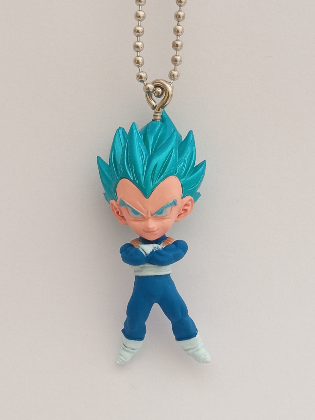 Dragon Ball Z Super VEGETTA BLUE UDM Burst Vol 24 Figure Keychain Mascot Key Holder Strap Gashapon