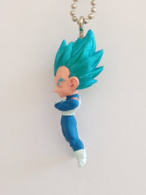 Load image into Gallery viewer, Dragon Ball Z Super VEGETTA BLUE UDM Burst Vol 24 Figure Keychain Mascot Key Holder Strap Gashapon
