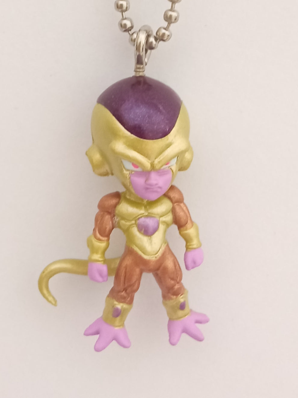 Dragon Ball Z Super GOLD FRIEZA UDM Burst Vol 24 Figure Keychain Mascot Key Holder Strap Gashapon