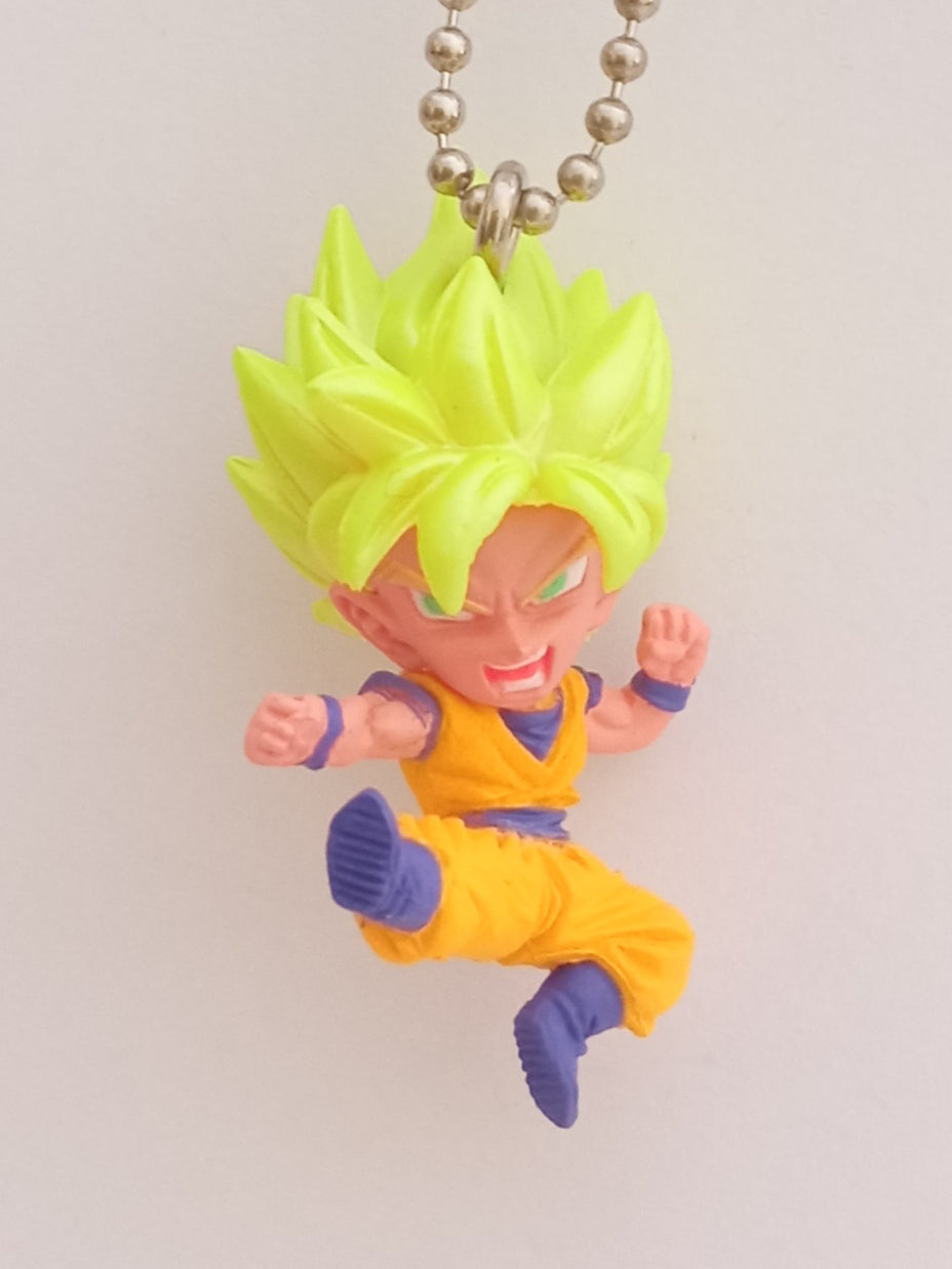 Dragon Ball Z Super SS GOKU UDM Burst Vol 25 Figure Keychain Mascot Key Holder Strap Gashapon