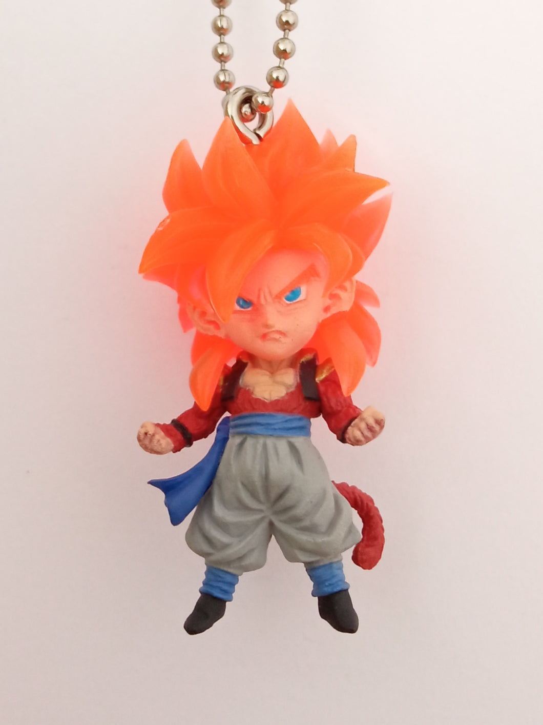 Dragon Ball Z Super SS4 SON GOKU UDM Burst Figure Keychain Mascot Key Holder Strap Gashapon