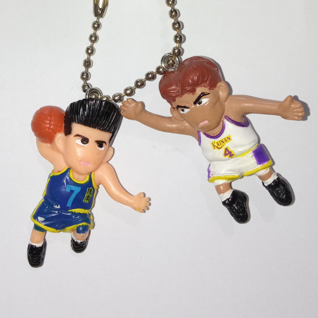 Slam Dunk Figure Keychain Mascot Key Holder Strap Vintage Rare 1995