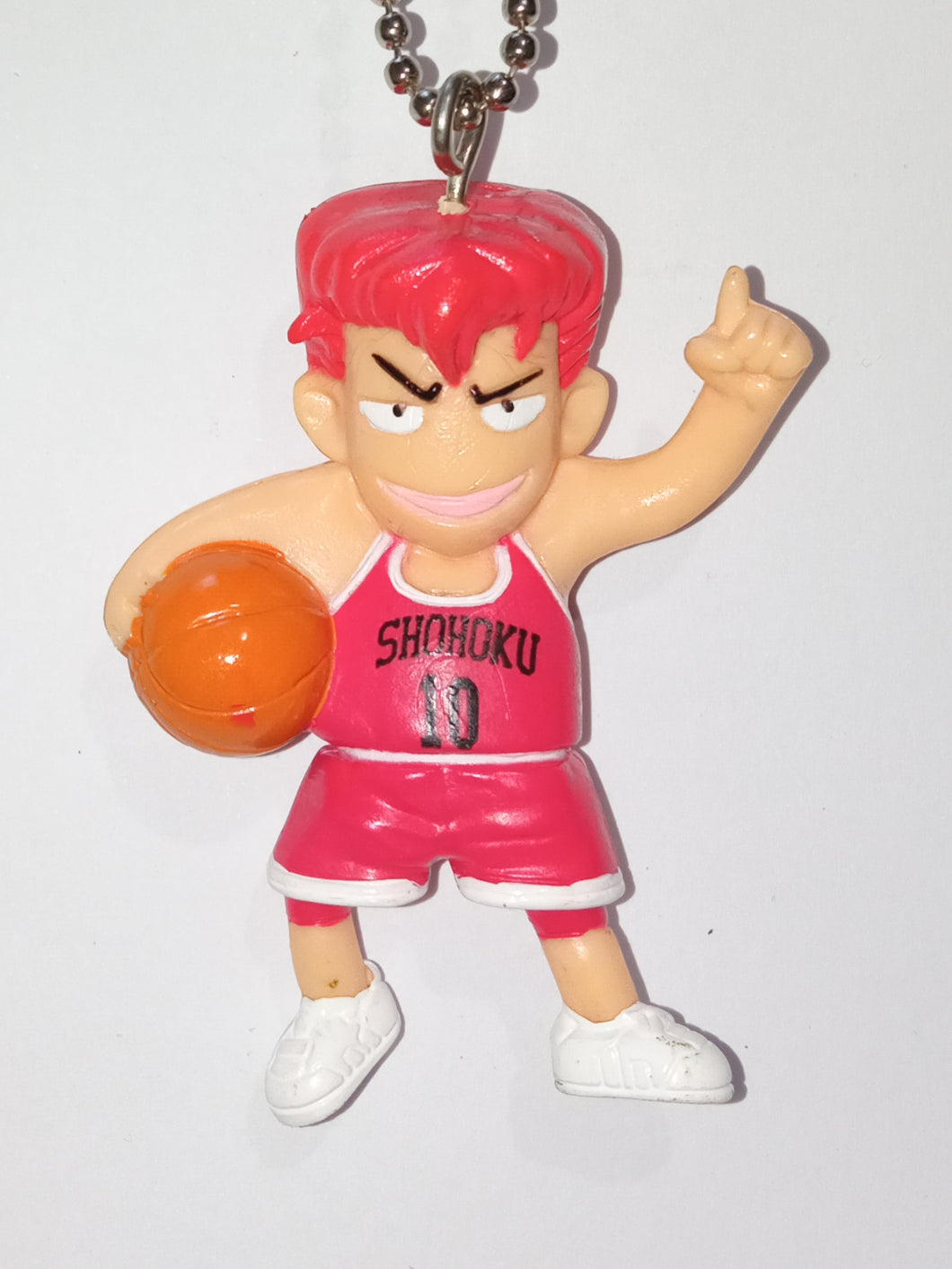 Slam Dunk HANAMICHI SAKURAGI Figure Keychain Mascot Key Holder Strap Vintage Rare 1995