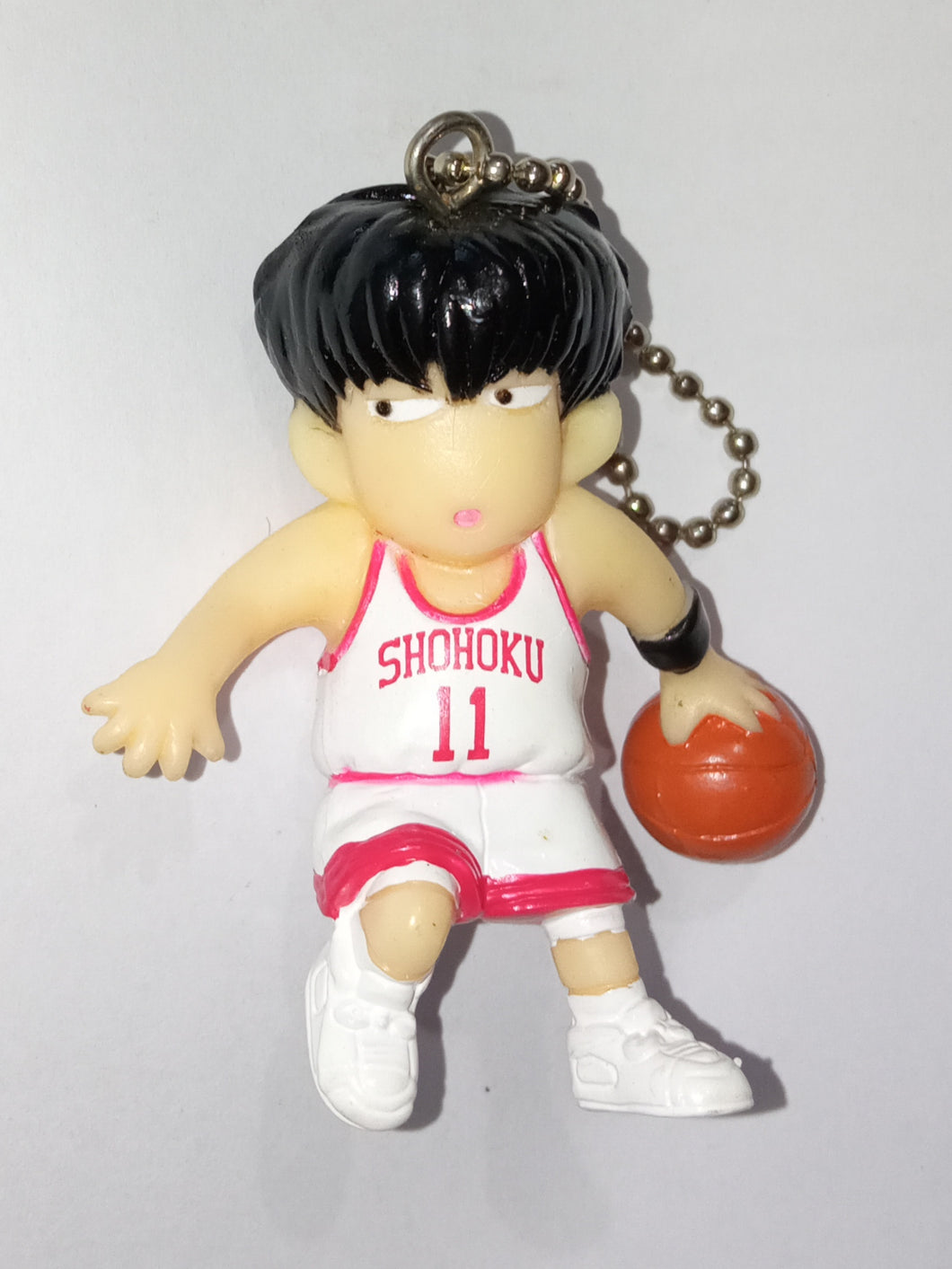 Slam Dunk KAEDE RUKAWA Figure Keychain Mascot Key Holder Strap Vintage Rare 1995