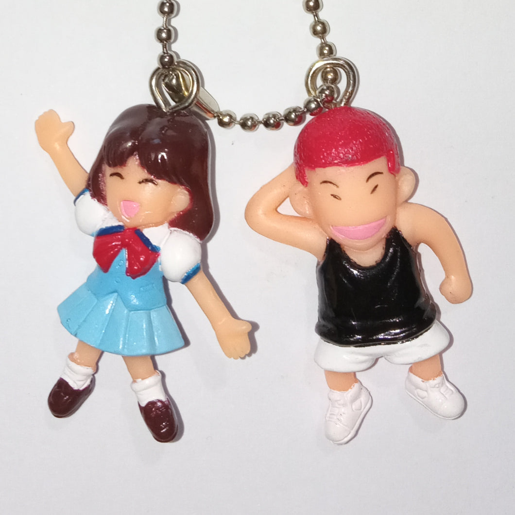 Slam Dunk Figure Keychain Mascot Key Holder Strap Vintage Rare 1995