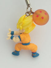 Load image into Gallery viewer, Dragon Ball Z SON GOKU SS2 DB Chata Strap Figure Keychain Mascot Key Holder 2006
