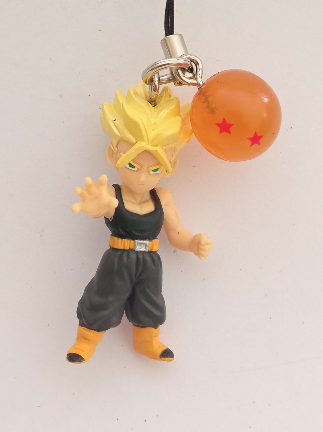 Dragon Ball Z TRUNKS SS DB Chara Strap Figure Keychain Mascot Key Holder 2006