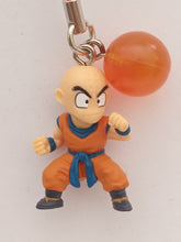 Load image into Gallery viewer, Dragon Ball Z KRILLIN DB Chara Strap Figure Keychain Mascot Key Holder 2006
