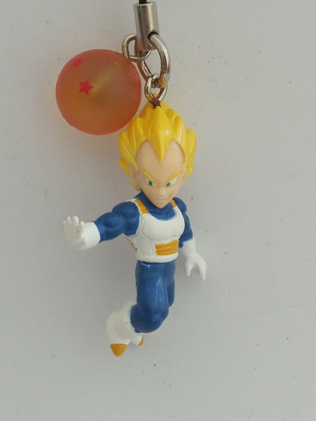 Dragon Ball Z VEGETA SS DB Chara Strap Figure Keychain Mascot Key Holder 2006