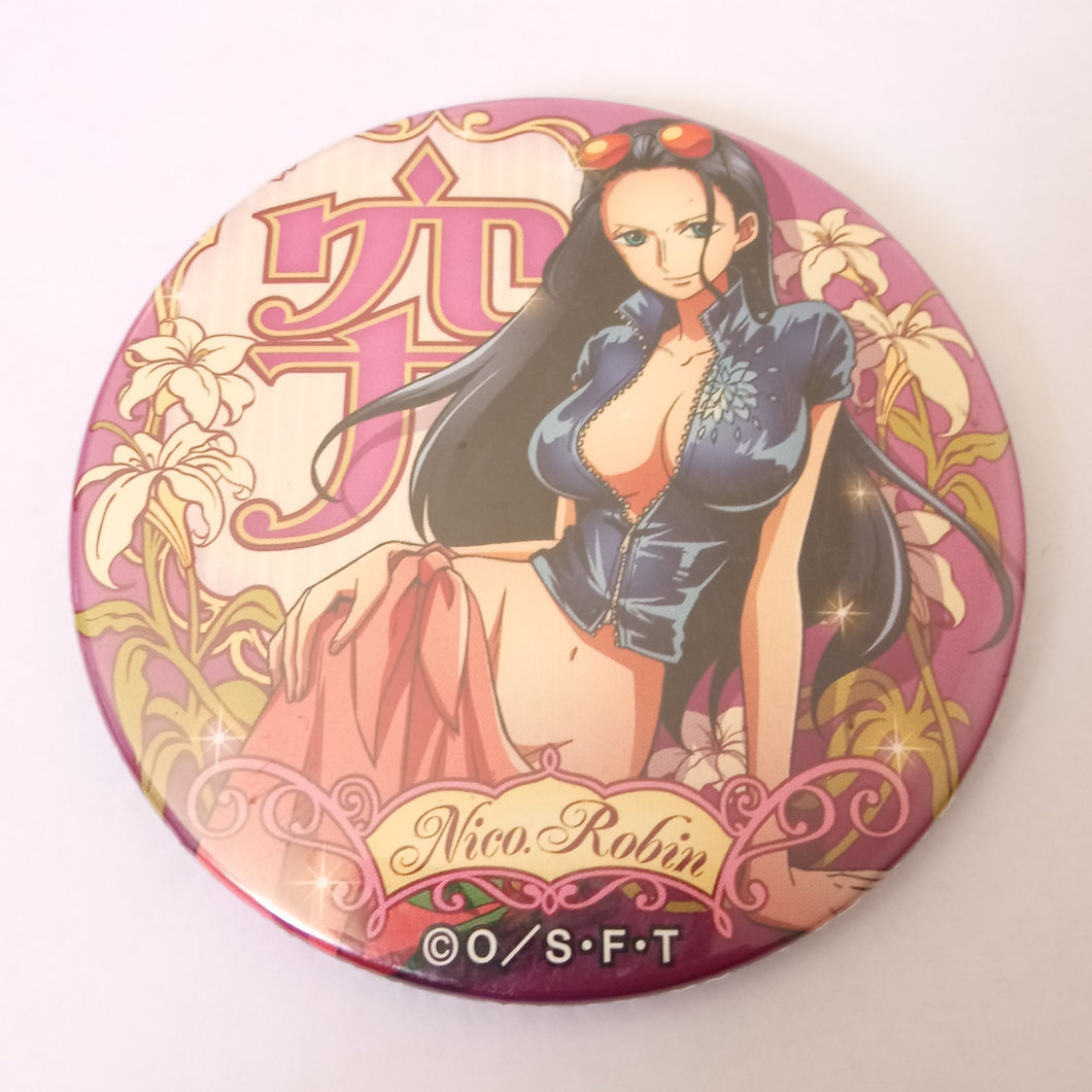 One Piece NICO ROBIN Yakara Mugiwara Store Limited Can Badge Button Pin