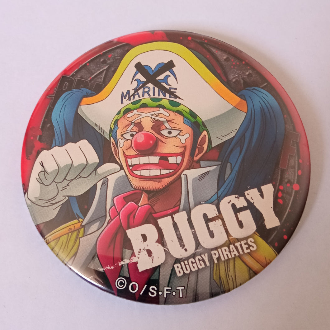 One Piece BUGGY Yakara Mugiwara Store Limited Can Badge Button Pin