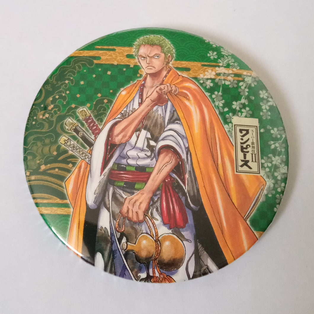 One Piece RORONOA ZORO Yakara Mugiwara Store Limited Can Badge Button Pin