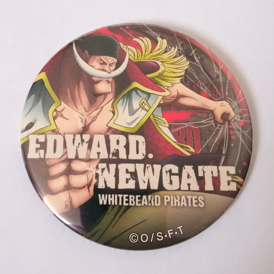 One Piece EDWARD NEWGATE Yakara Mugiwara Store Limited Can Badge Button Pin