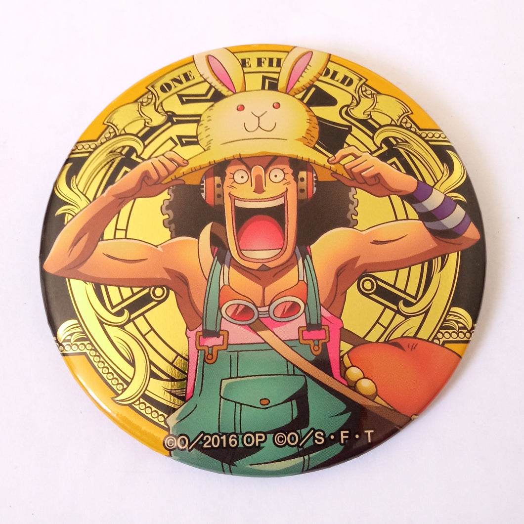 One Piece USOPP Film Gold Yakara Mugiwara Store Limited Can Badge Button Pin