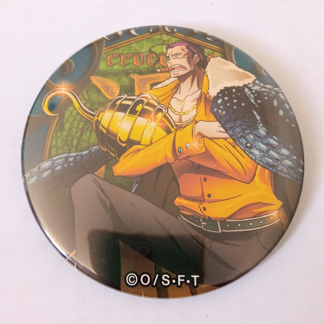 One Piece CROCODILE Yakara Mugiwara Store Limited Can Badge Button Pin