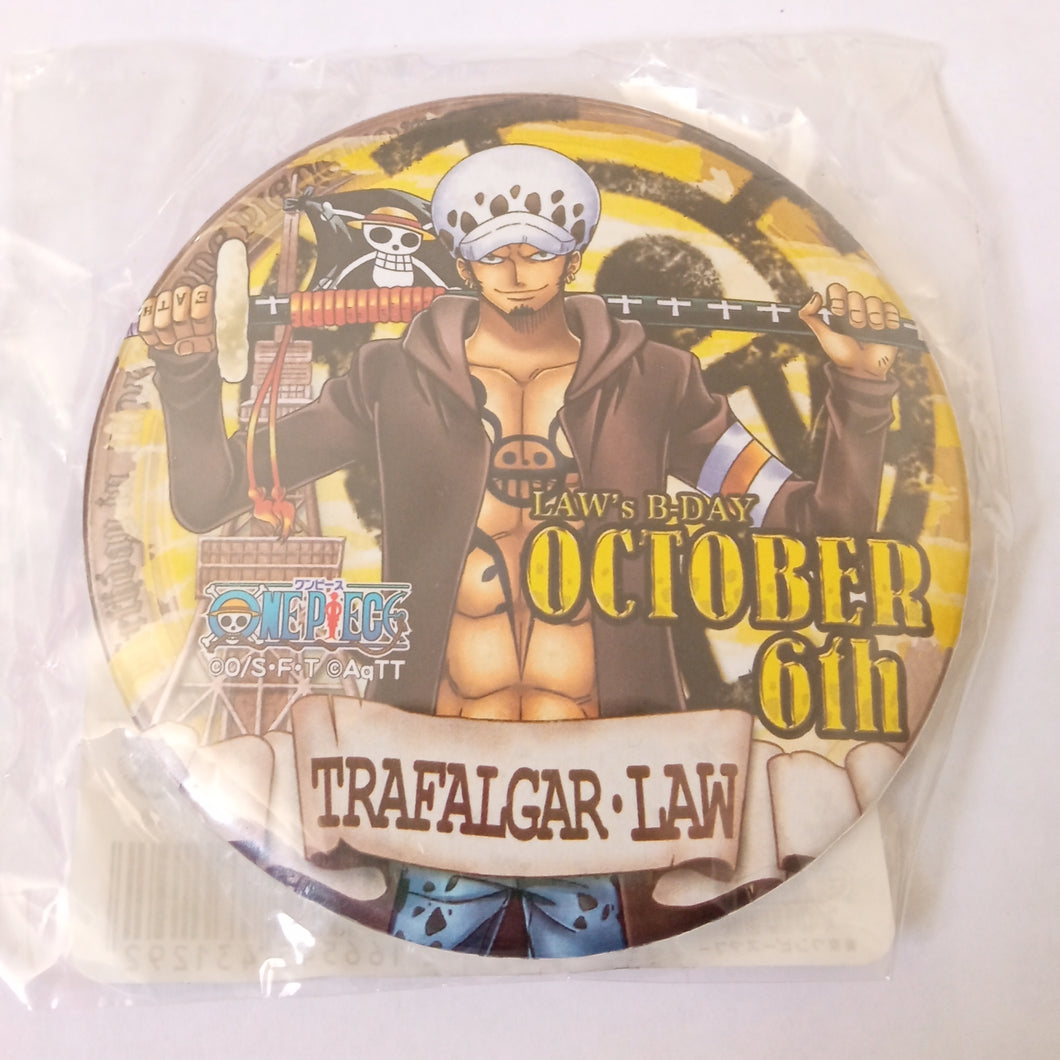 One Piece TRAFALGAR LAW B-Day Mugiwara Tokyo Tower Limited Can Badge Button Pin