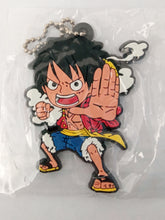 Load image into Gallery viewer, One Piece LUFFY Rubber Strap Keychain Mascot Key Holder Charm
