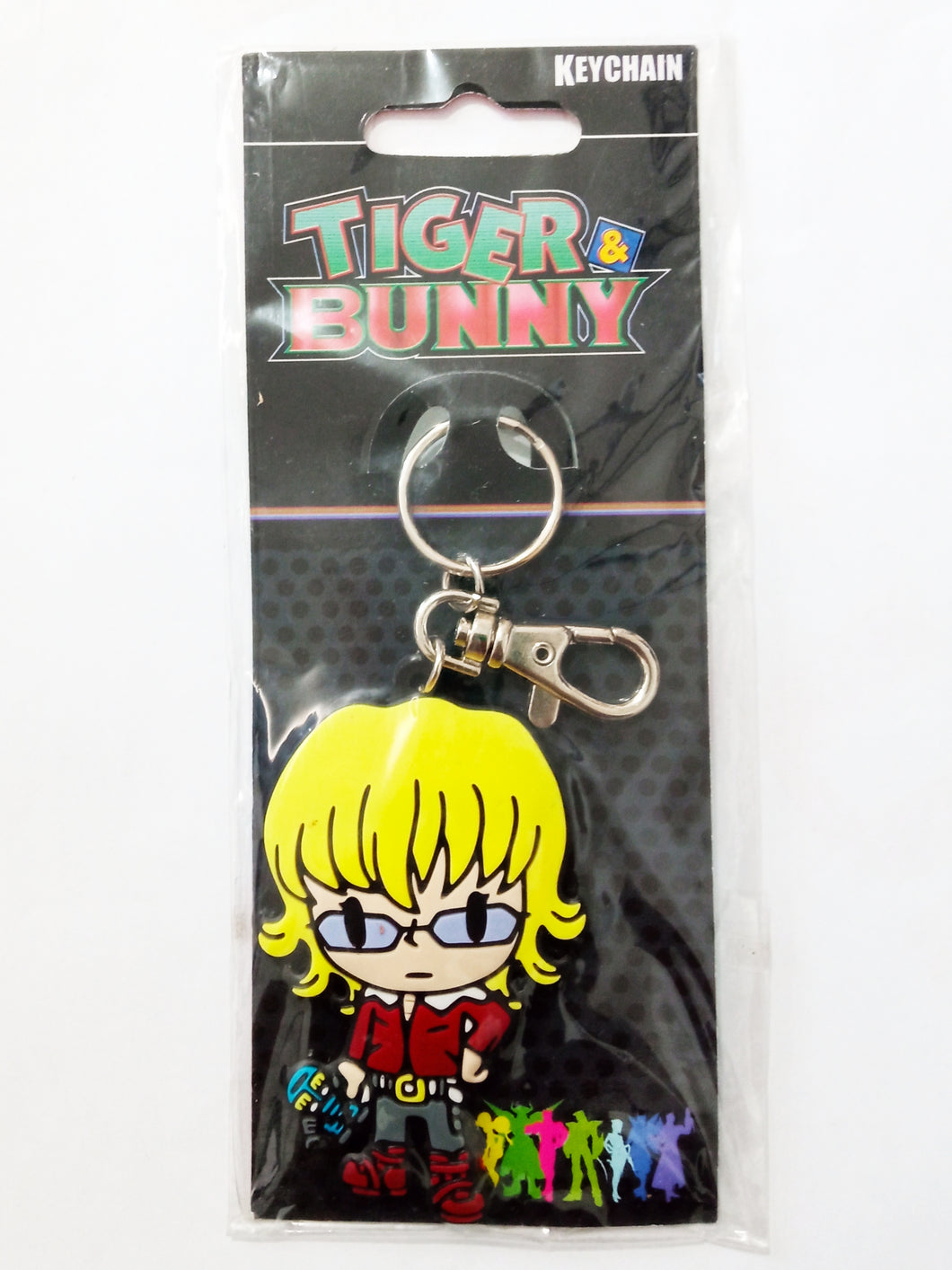Tiger And Bunny Barnaby Brooks Jr 7 CM Rubber Keychain Keyring Mascot Strap