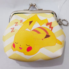 Cargar imagen en el visor de la galería, Pokemon The Movie 20 &quot;I Choose You!&quot; Purse Gamaguchi Pikachu Face Pattern Coin Bag
