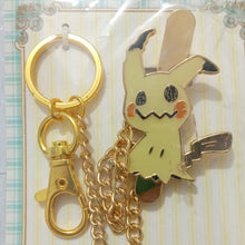 Load image into Gallery viewer, Pokémon Center MIMIKYU Clip Keychain Metal Bag Charm
