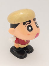 Cargar imagen en el visor de la galería, Crayon Shin-chan - Nohara Shinnosuke - Tokotoko Mainspring Toy Jumping Mascot - Sukiya Uniform ver.
