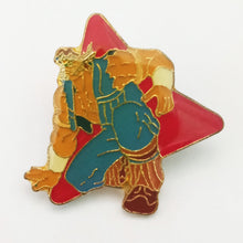 Load image into Gallery viewer, SUPER Street Fighter II SSFII T. HAWK Pin Badge Capcom Very Rare Vintage
