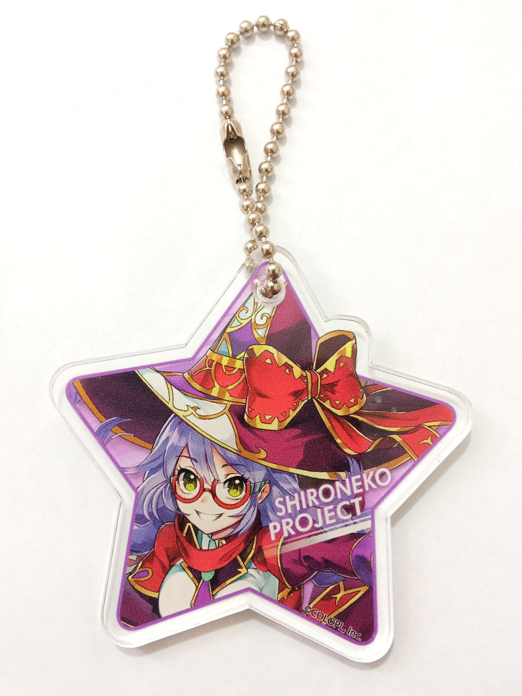 White Cat Project Star-shaped Trading Acrylic Keychain Animate Limited 