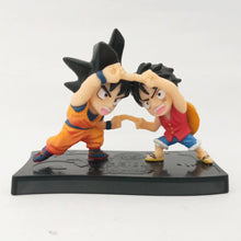 Load image into Gallery viewer, Dragon Ball Z - One Piece - Monkey D. Luffy - Son Goku - Figure Collection - Dream Fusion (Bandai)
