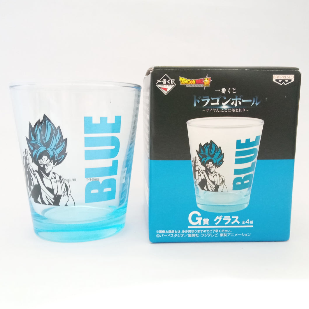 Dragon Ball - Son Gokou Blue - Glass - Ichiban Kuji Saiyan Extreme - Prize G (Banpresto)