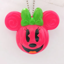 Cargar imagen en el visor de la galería, Disney Tokyo Resort - Minnie - Halloween Pumpkin Light Up Brooch Swing Ballchain (Disney)
