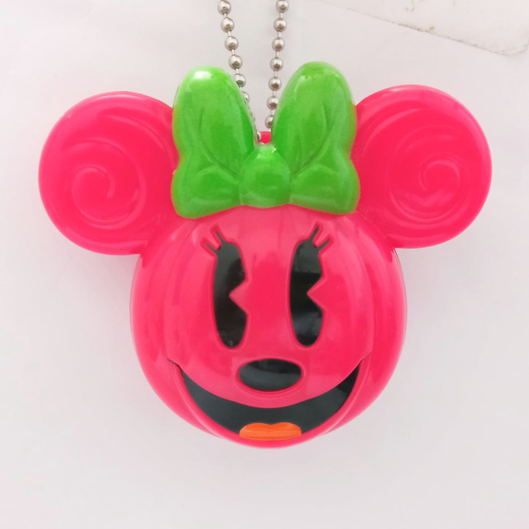 Disney Tokyo Resort - Minnie - Halloween Pumpkin Light Up Brooch Swing Ballchain (Disney)