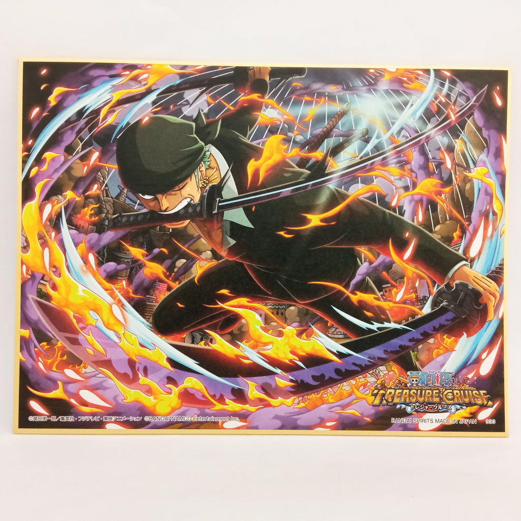 One Piece - Roronoa Zoro - Ichiban Kuji OP with OP TREASURE CRUISE - Shikishi - Art Paper - H Award
(Bandai Spirits)