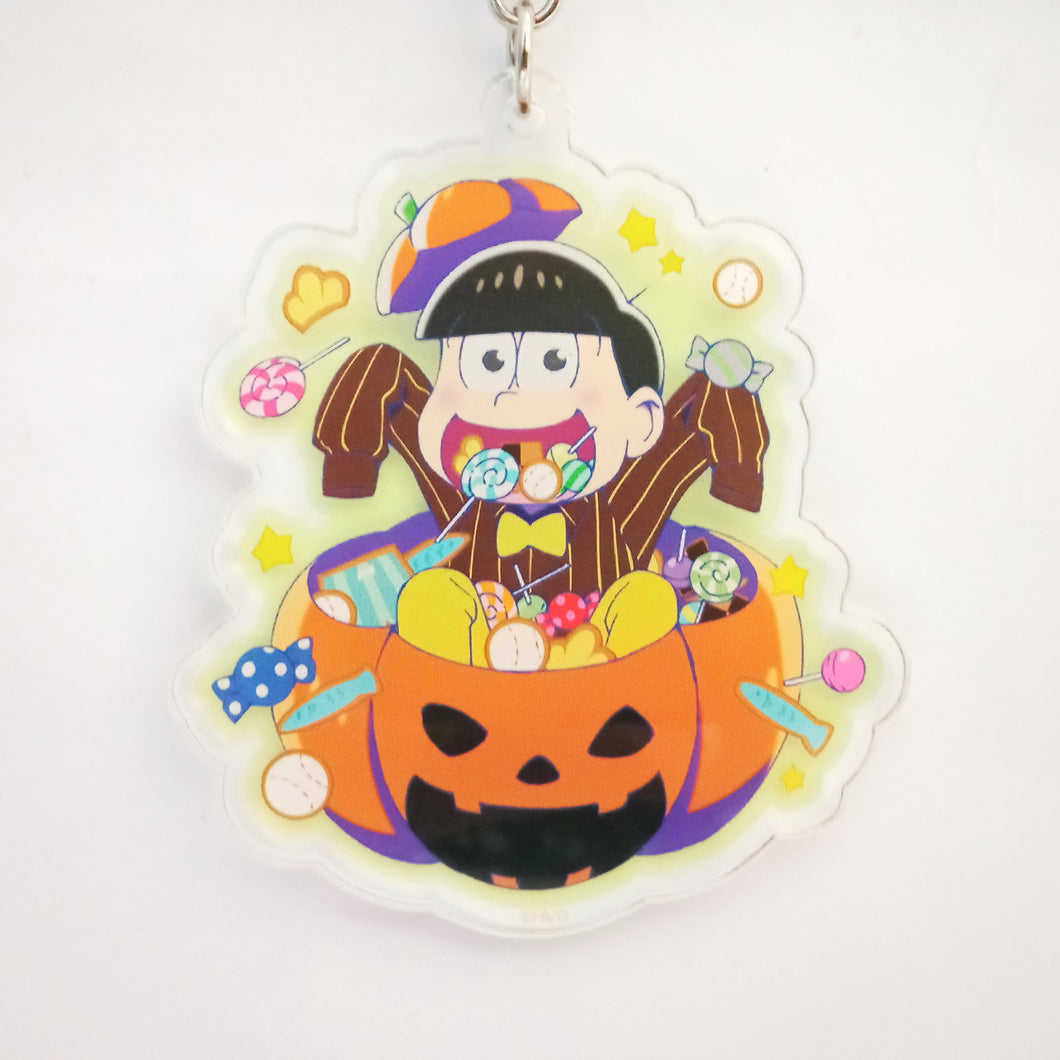 Osomatsu-san - Jyushimatsu Matsuno - Halloween Acrylic Key Holder Mascot (Ex-Rare)