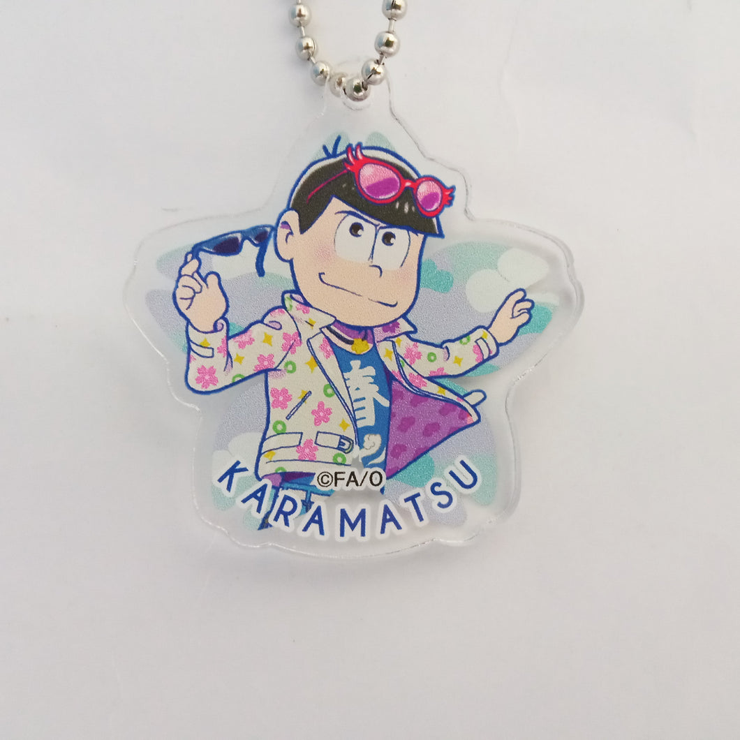 Osomatsu-san - Karamatsu Matsuno - Acrylic Keychain Mascot