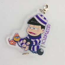 Load image into Gallery viewer, Osomatsu-san x Shibuya Marui - Ichimatsu Matsuno - Acrylic Keychain Mascot
