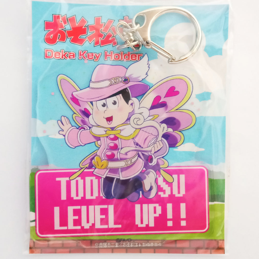 Osomatsu-san - Todomatsu Matsuno - Level Up!! - Deka Key Holder - Acrylic Keychain (Content Seed)