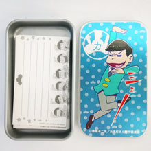 Load image into Gallery viewer, Osomatsu-san - Karamatsu - Memo Paper + Type Tin Badge Case
