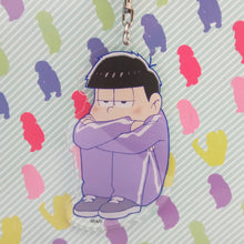 Load image into Gallery viewer, Osomatsu-san - Matsuno Ichimatsu - Acrylic Keychain - Keyholder - Zipper Charm - Osuwari (Avex Pictures)
