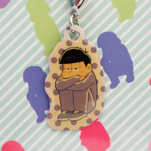 Load image into Gallery viewer, Osomatsu-san - Matsuno Ichimatsu - Acrylic Keychain - Keyholder - Zipper Charm - Osuwari (Avex Pictures)
